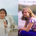 Theresa Wong, left, Olivia Brocklehurst, right