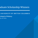 2024/2025 History Undergraduate Scholarship Winners